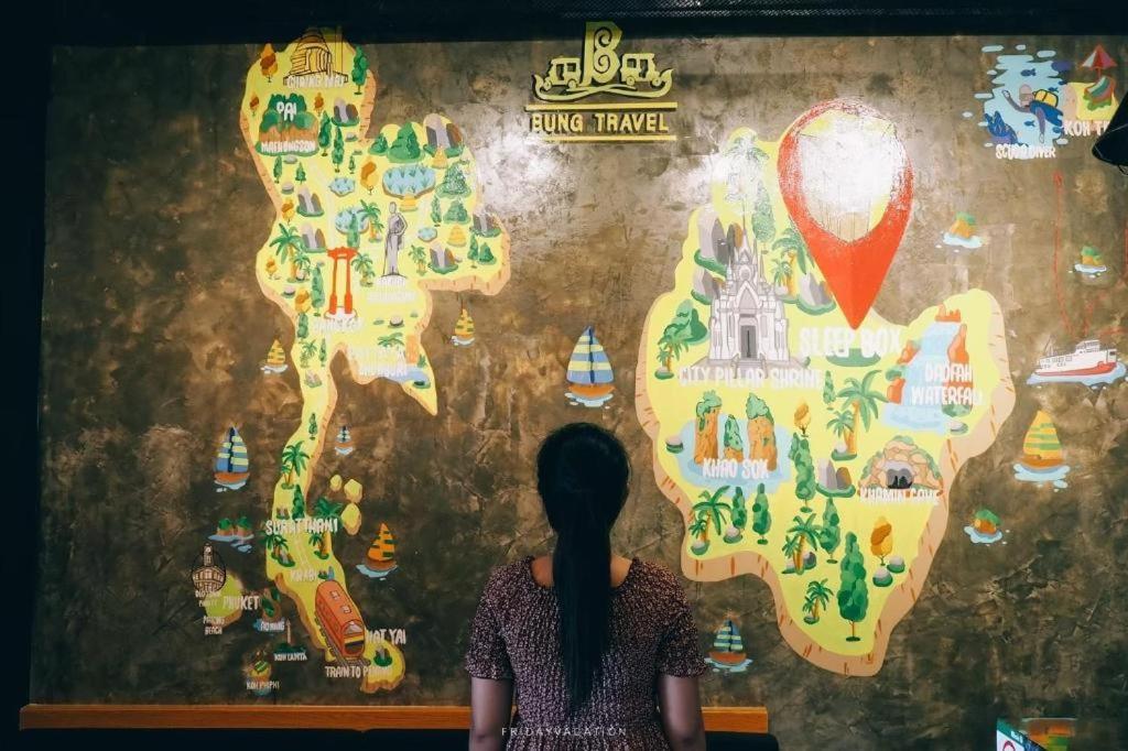 Sleepbox Hostel Suratthani Surat Thani Bagian luar foto