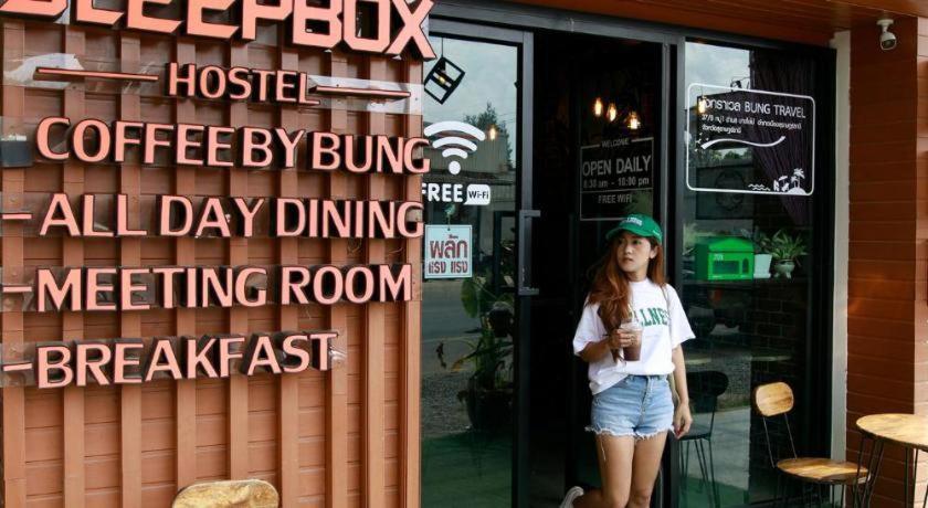 Sleepbox Hostel Suratthani Surat Thani Bagian luar foto